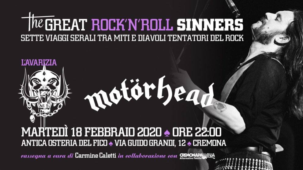 The Great RockNRoll Sinners • Lavarizia • Motörhead